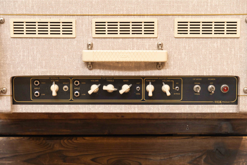 Vox AC30HW2X Hand-Wired 2-Channel 30-Watt 2x12" Blue Alnico Guitar Combo