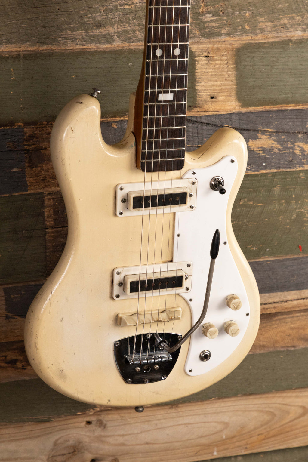 1960s Guyatone LG-90T MIJ Vintage Guitar - White – Clingan Guitars