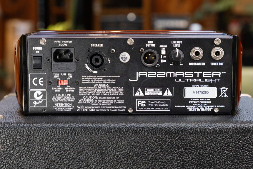 Fender Jazzmaster Ultralight 2-Channel 250-Watt 1x12" Guitar Amp Half Stack 2006 - 2011