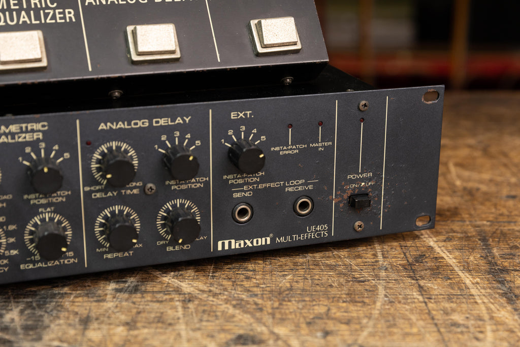maxon UE400 ギターマルチエフェクター　ヴィンテージ品 Maxon (Ibanez) UE400 Multi-Effects Unit w/footswitch - 1980's