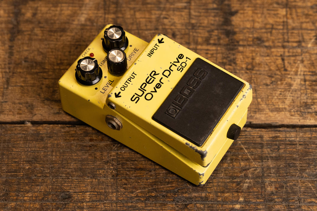 Boss SD-1 Super OverDrive (Black Label) 1981 - 1988 - Yellow