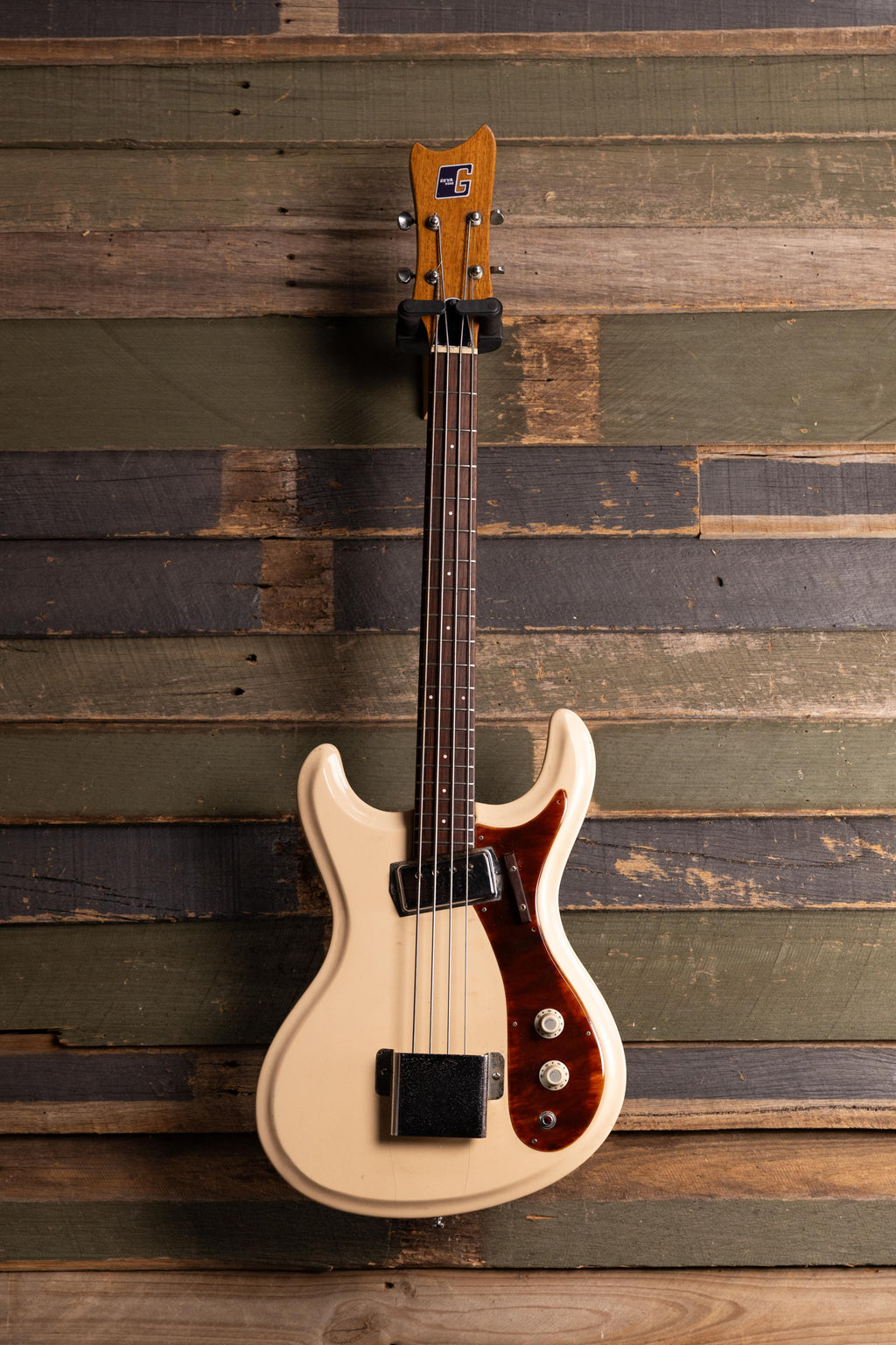 Guyatone EB-1 1965 - White – Clingan Guitars