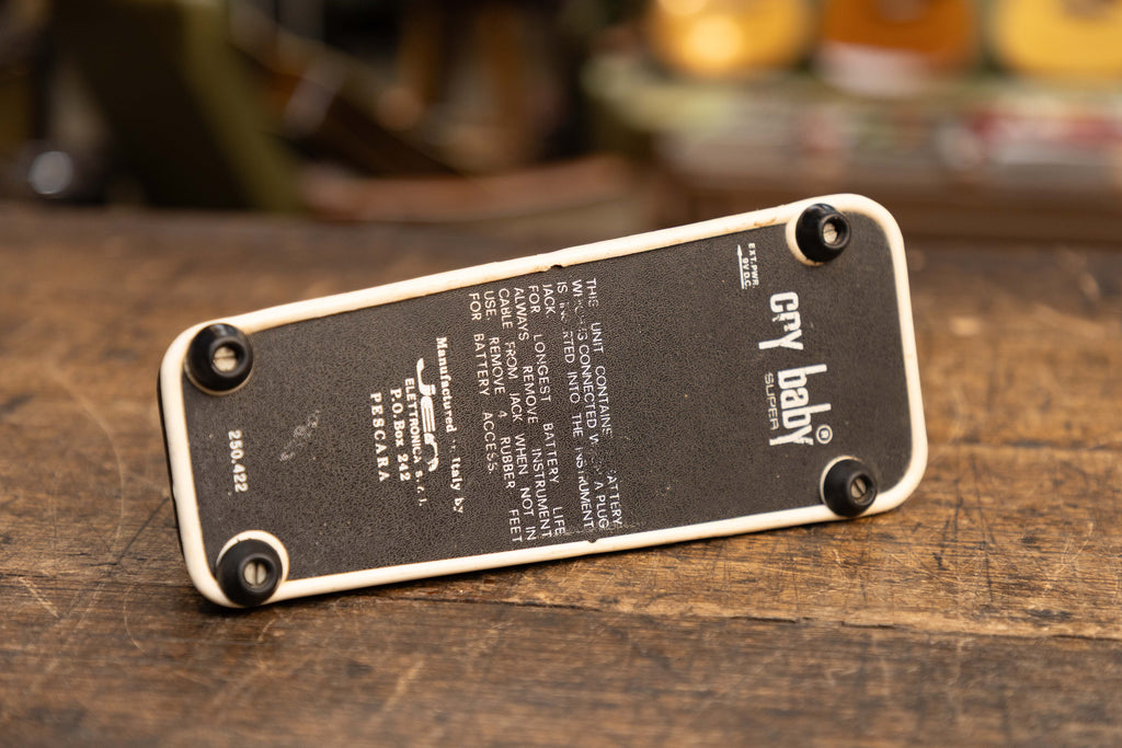 Vintage Jen Crybaby Super Wah 1970's - Black – Clingan Guitars