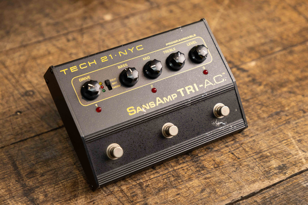 Tech 21 NYC SANS AMP TRI-AC – Clingan Guitars