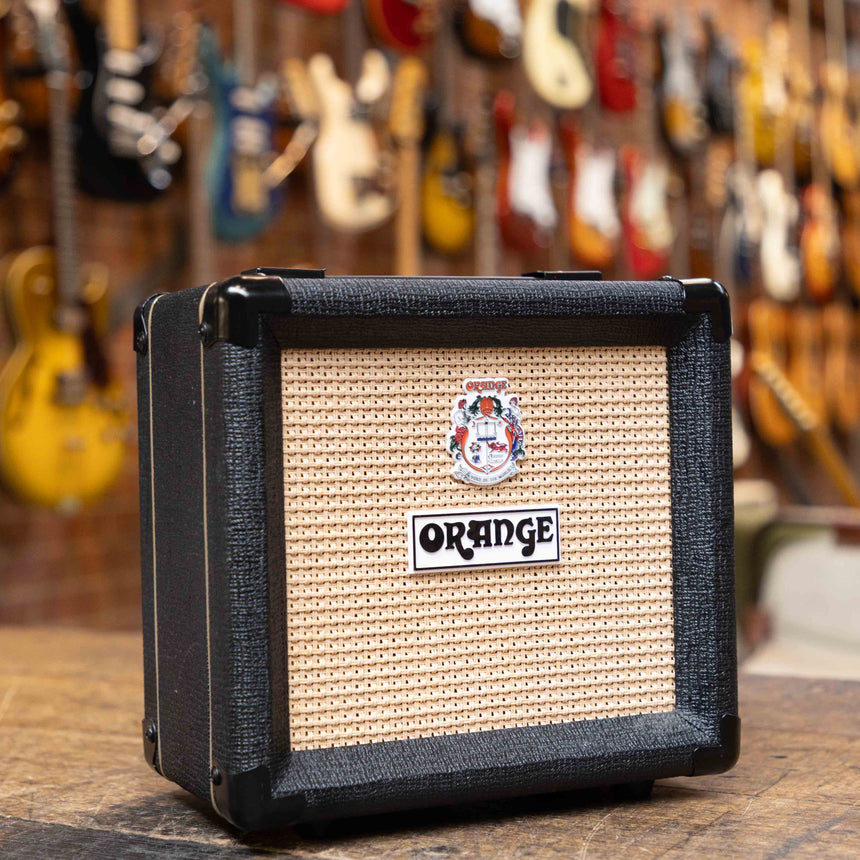 Orange PPC108 1x8" Closed-Back Guitar Speaker Cabinet - Black.