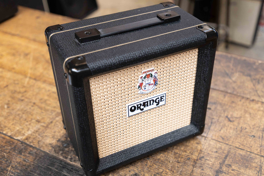 Orange PPC108 1x8" Closed-Back Guitar Speaker Cabinet - Black.