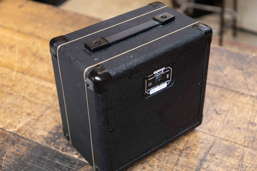 Orange PPC108 1x8" Closed-Back Guitar Speaker Cabinet - Black.