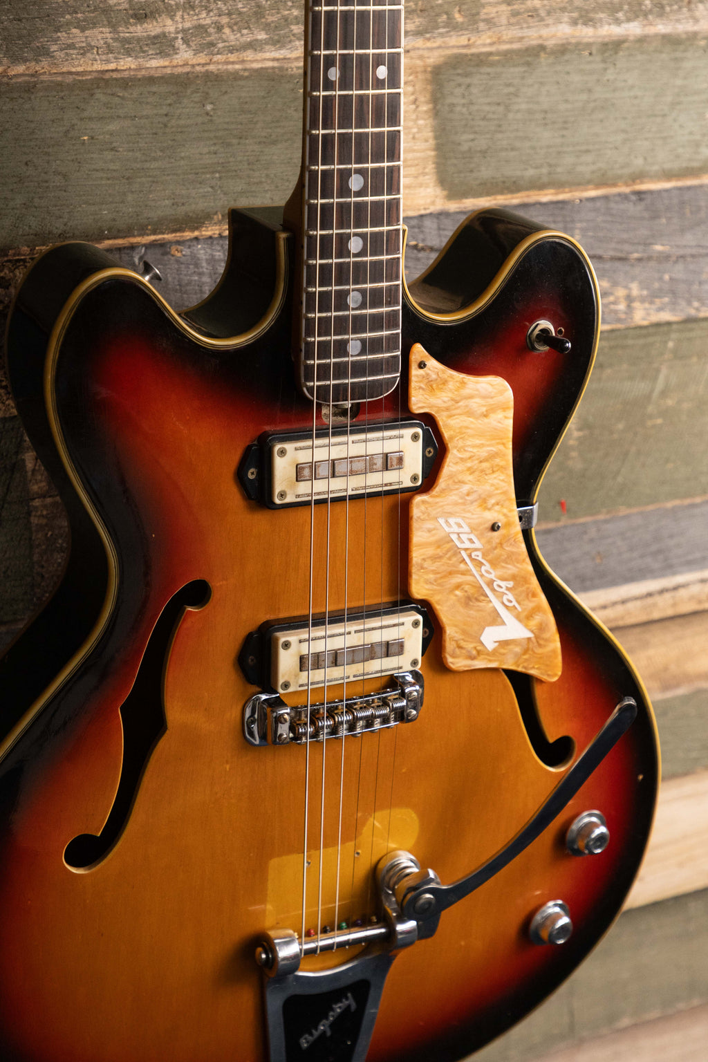 1960s Teisco Vegas 66 - Sunburst – Clingan Guitars