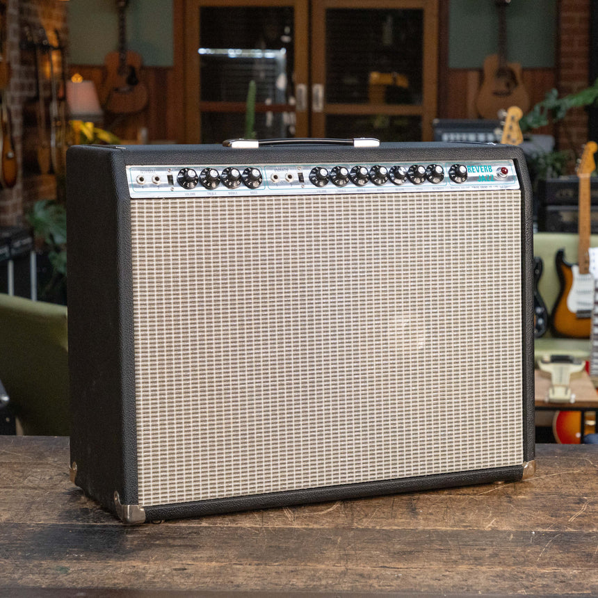 1974 Guyatone Reverb Jazz GA-1050 Vintage Silverface Tube Amp 2x12, Serviced w/ 240v Operation
