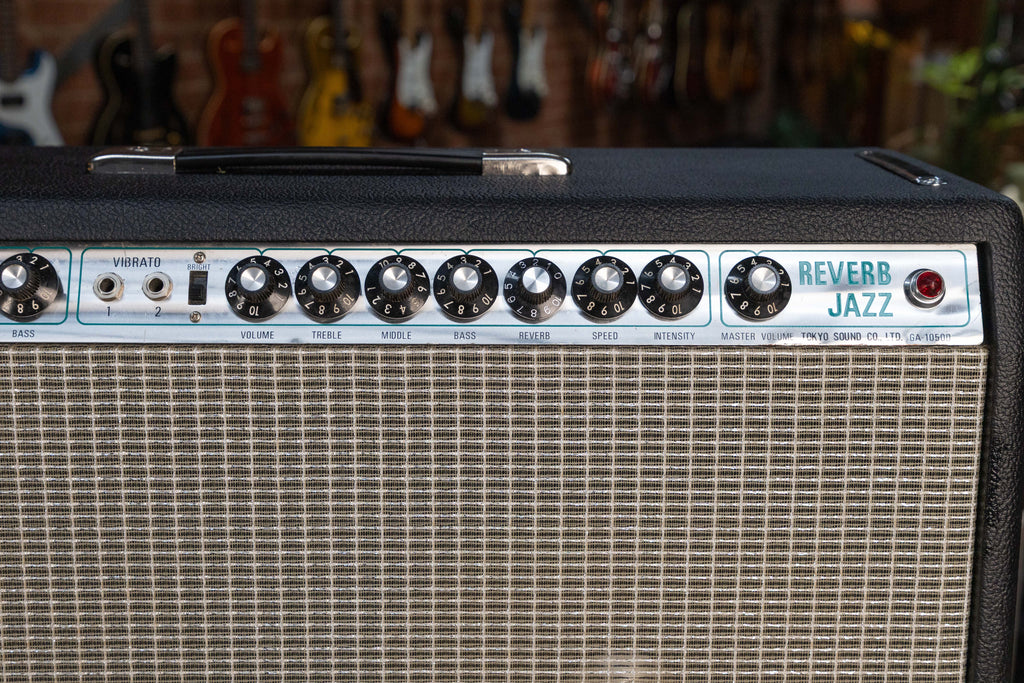 1974 Guyatone Reverb Jazz GA-1050 Vintage Silverface Tube Amp 2x12 1974 Guyatone Reverb Jazz GA-1050 Vintage Silverface Tube Amp 2x12