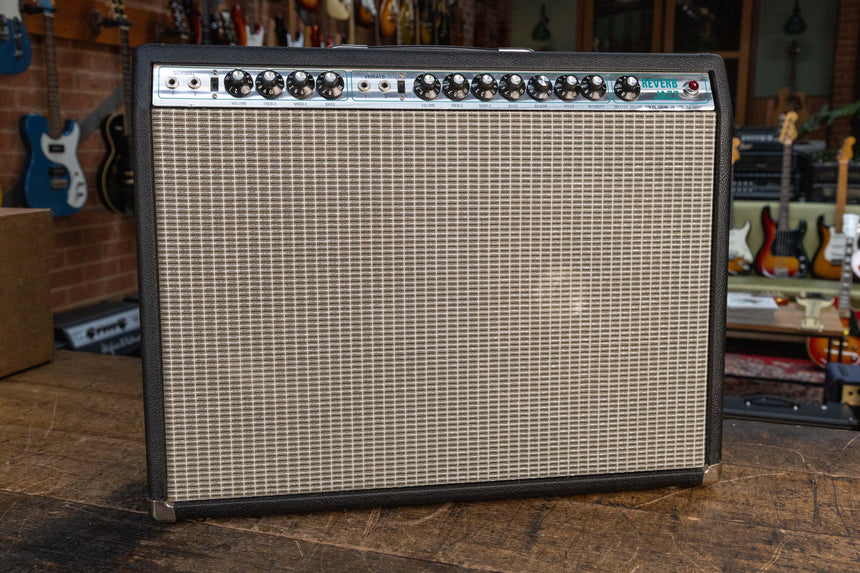 1974 Guyatone Reverb Jazz GA-1050 Vintage Silverface Tube Amp 2x12, Serviced w/ 240v Operation
