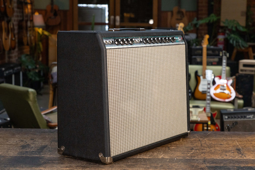 1974 Guyatone Reverb Jazz GA-1050 Vintage Silverface Tube Amp 2x12, Serviced w/ 240v Operation