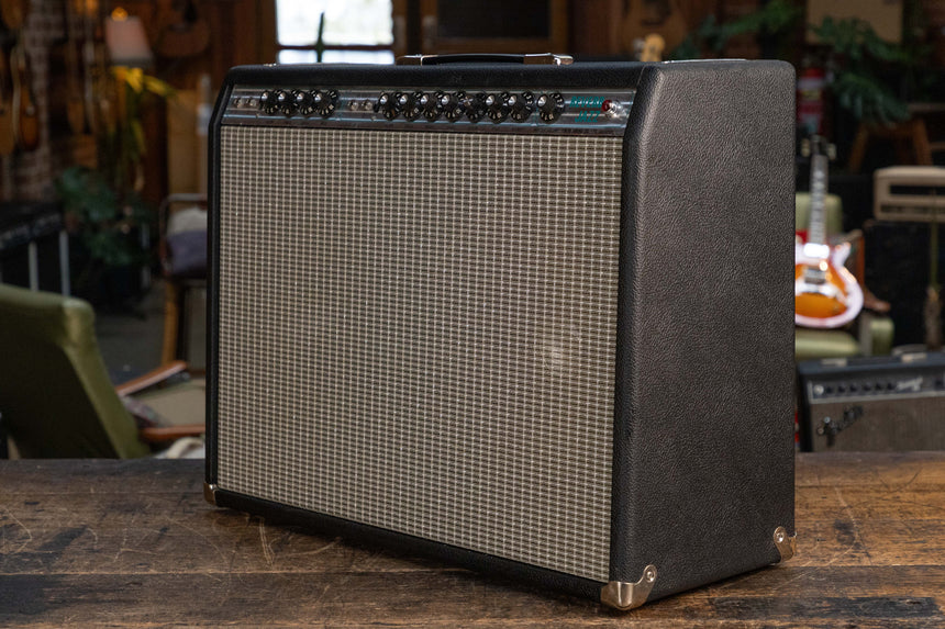 1974 Guyatone Reverb Jazz GA-1050 Vintage Silverface Tube Amp 2x12, Serviced w/ 240v Operation