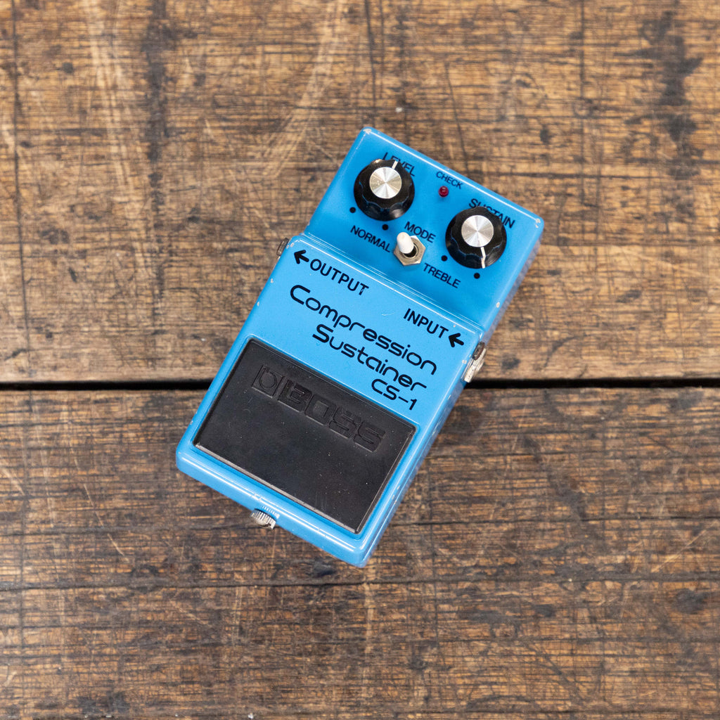 Boss CS-1 Compression Sustainer (Black Label) 1978 - 1982 - Blue