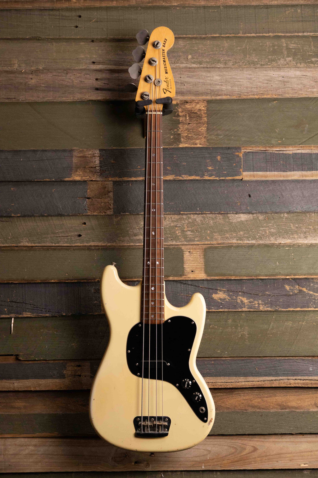 Fender Musicmaster Bass 1978 - Olympic White – Clingan Guitars