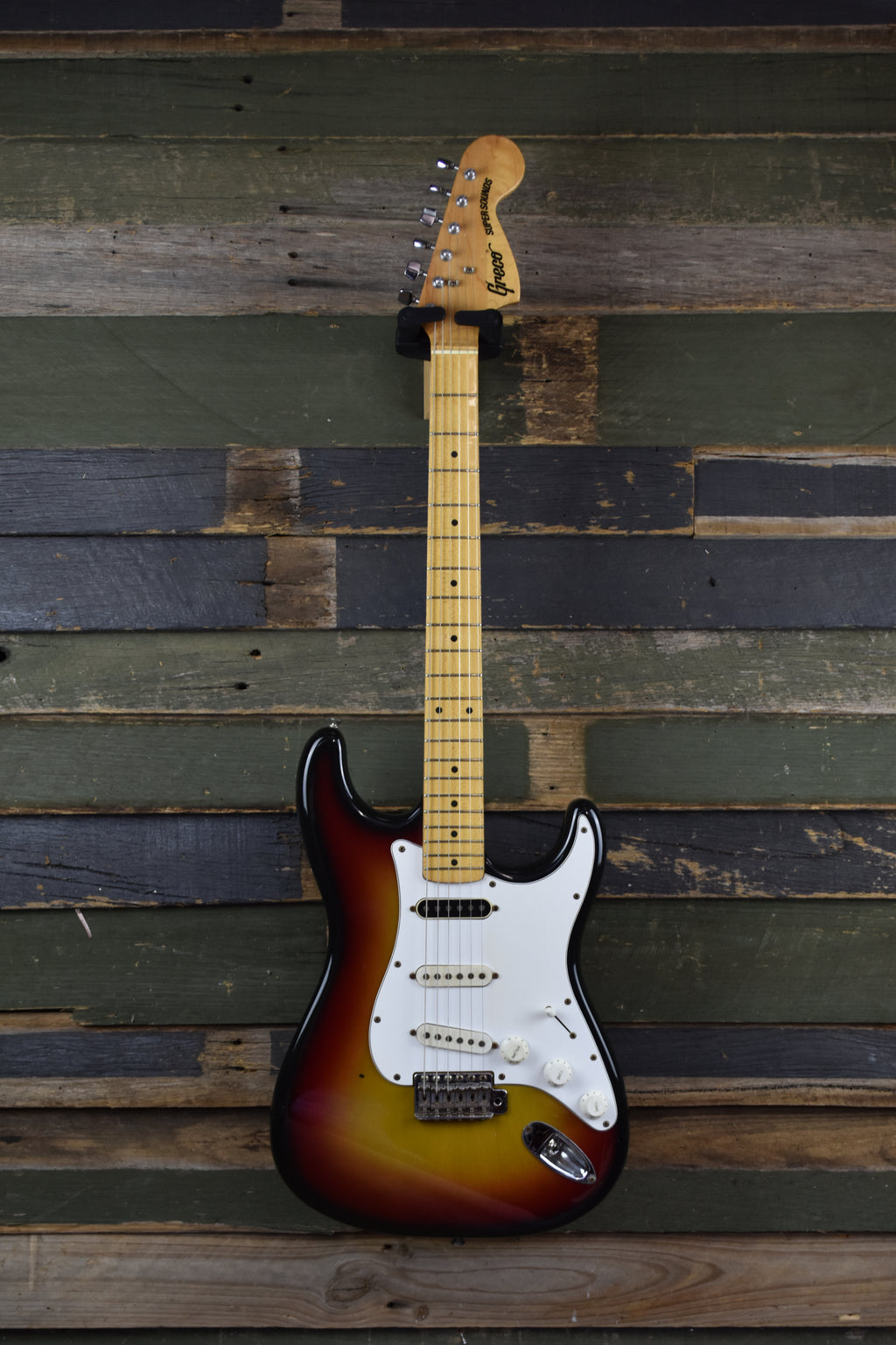 Greco Super Sounds Strat 1977 - Vintage Sunburst – Clingan Guitars