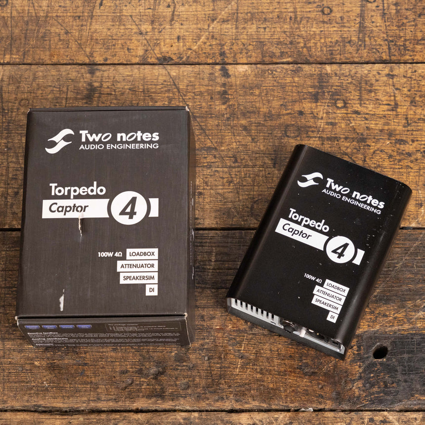 Two Notes Torpedo Captor Loadbox/Attenuator/DI - 4 Ohm