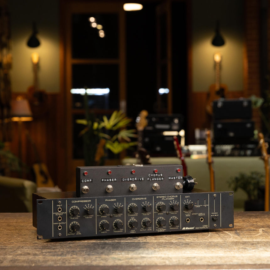 Maxon (Ibanez) UE401 Multi Effects Unit w/footswitch - 1980’s- 240v