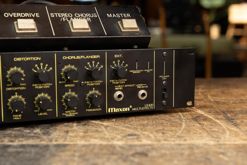 Maxon (Ibanez) UE405 Multi Effects Unit w/footswitch - 1980’s - 240v