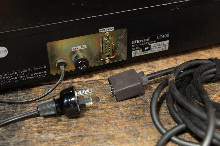 Maxon (Ibanez) UE405 Multi Effects Unit w/footswitch - 1980’s - 240v