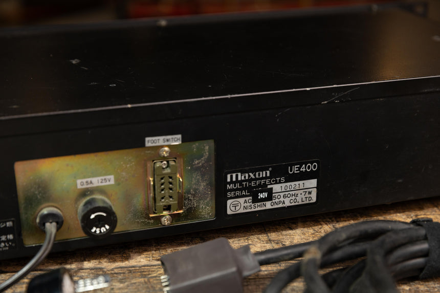 Maxon (Ibanez) UE405 Multi Effects Unit w/footswitch - 1980’s - 240v