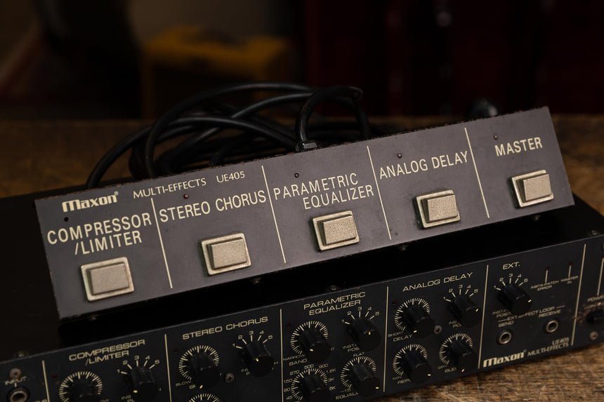 Maxon (Ibanez) UE400 Multi-Effects Unit w/footswitch - 1980’s