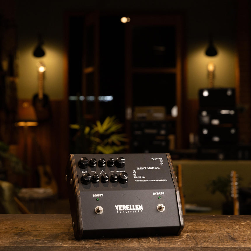 Verellen Meatsmoke Dual Channel Vacuum Tube Instrument Preamplifier 2010s - Black