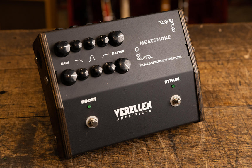 Verellen Meatsmoke Dual Channel Vacuum Tube Instrument Preamplifier 2010s - Black