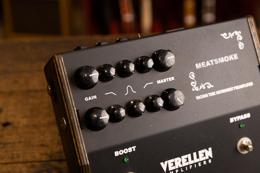Verellen Meatsmoke Dual Channel Vacuum Tube Instrument Preamplifier 2010s - Black