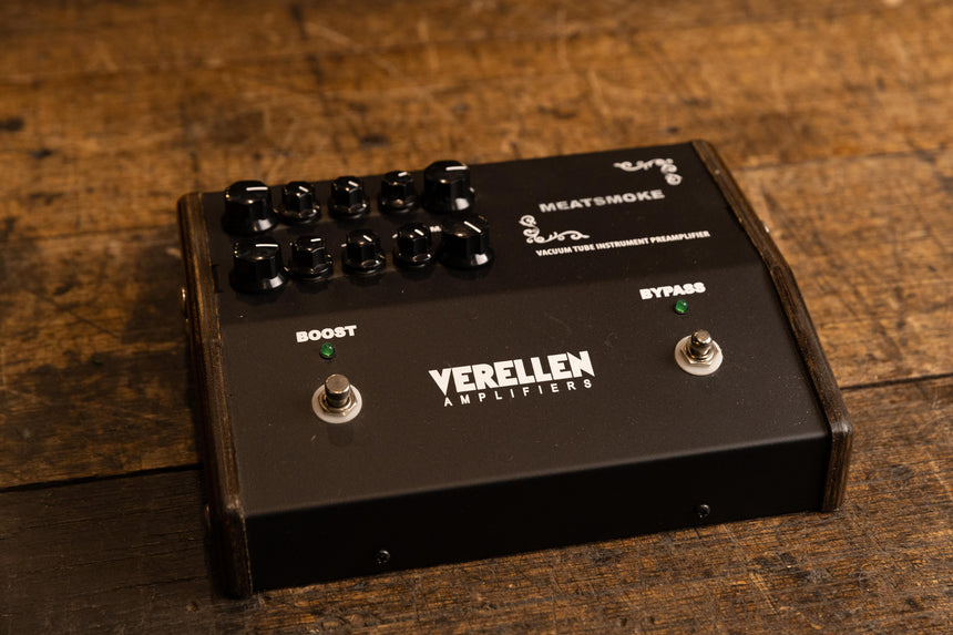 Verellen Meatsmoke Dual Channel Vacuum Tube Instrument Preamplifier 2010s - Black