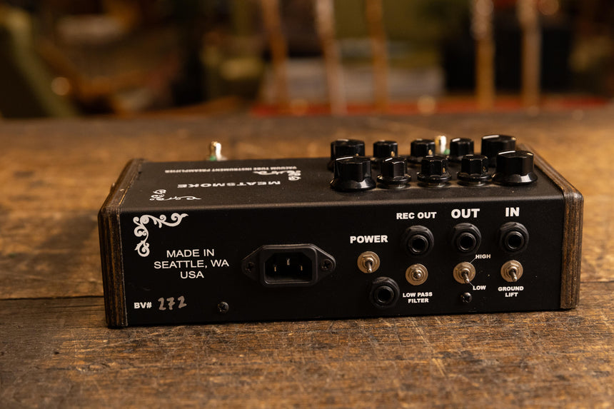 Verellen Meatsmoke Dual Channel Vacuum Tube Instrument Preamplifier 2010s - Black