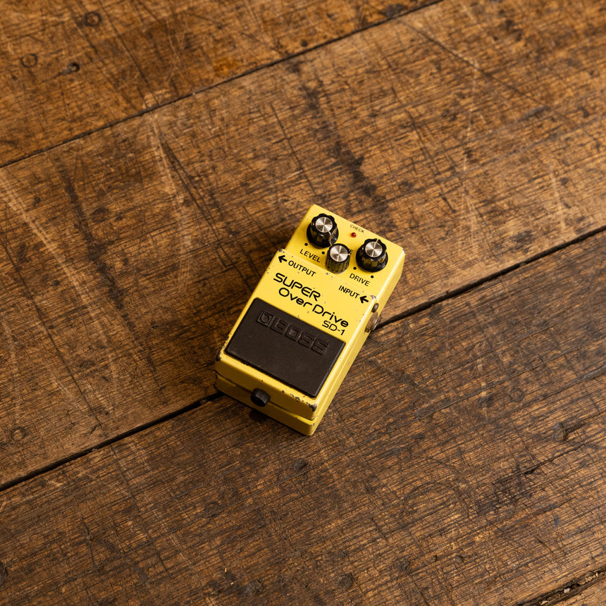 Boss SD-1 Super OverDrive (Black Label) 1981 - 1988 - Yellow