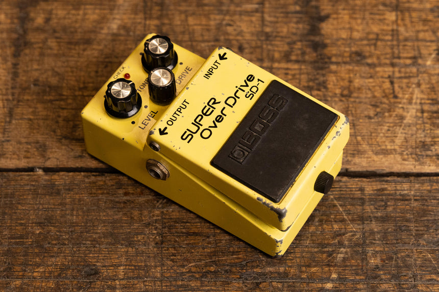 Boss SD-1 Super OverDrive (Black Label) 1981 - 1988 - Yellow