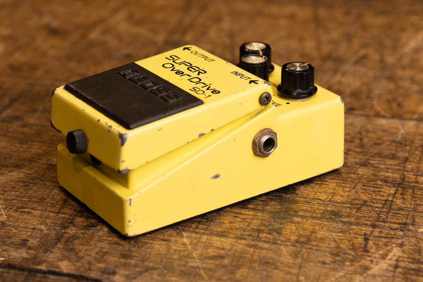 Boss SD-1 Super OverDrive (Black Label) 1981 - 1988 - Yellow