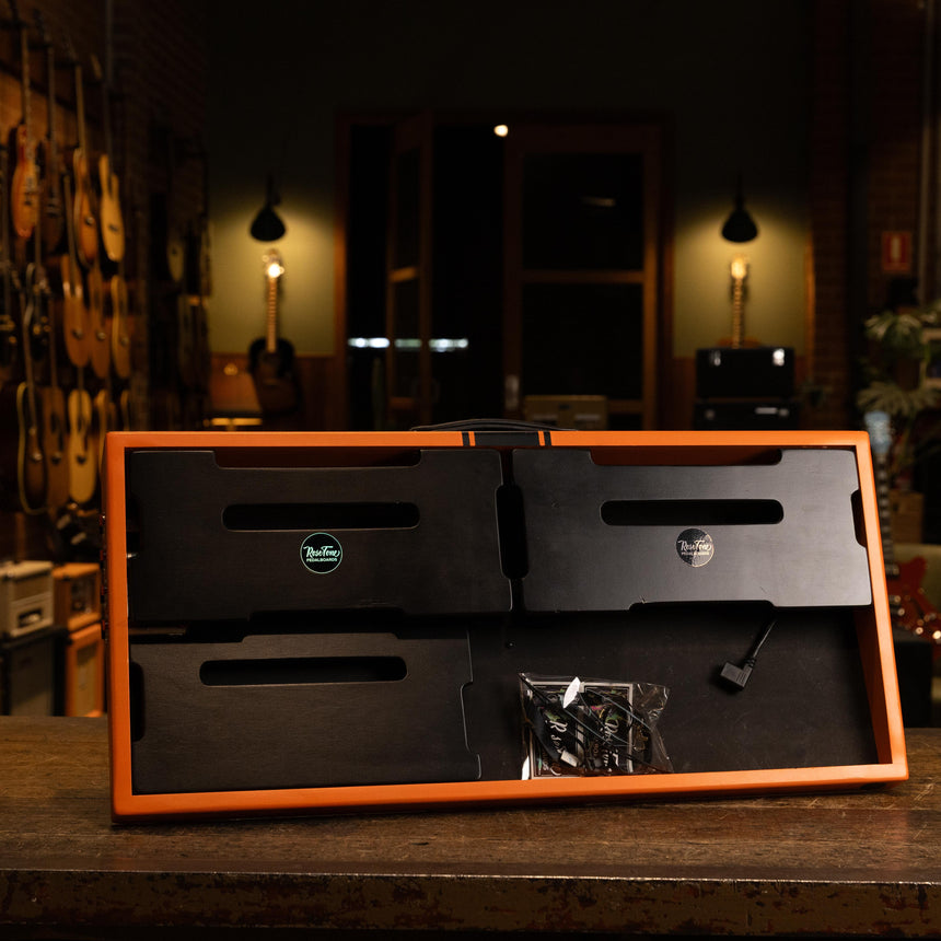 Rose Tone Pedalboard - Large Orange Tiered