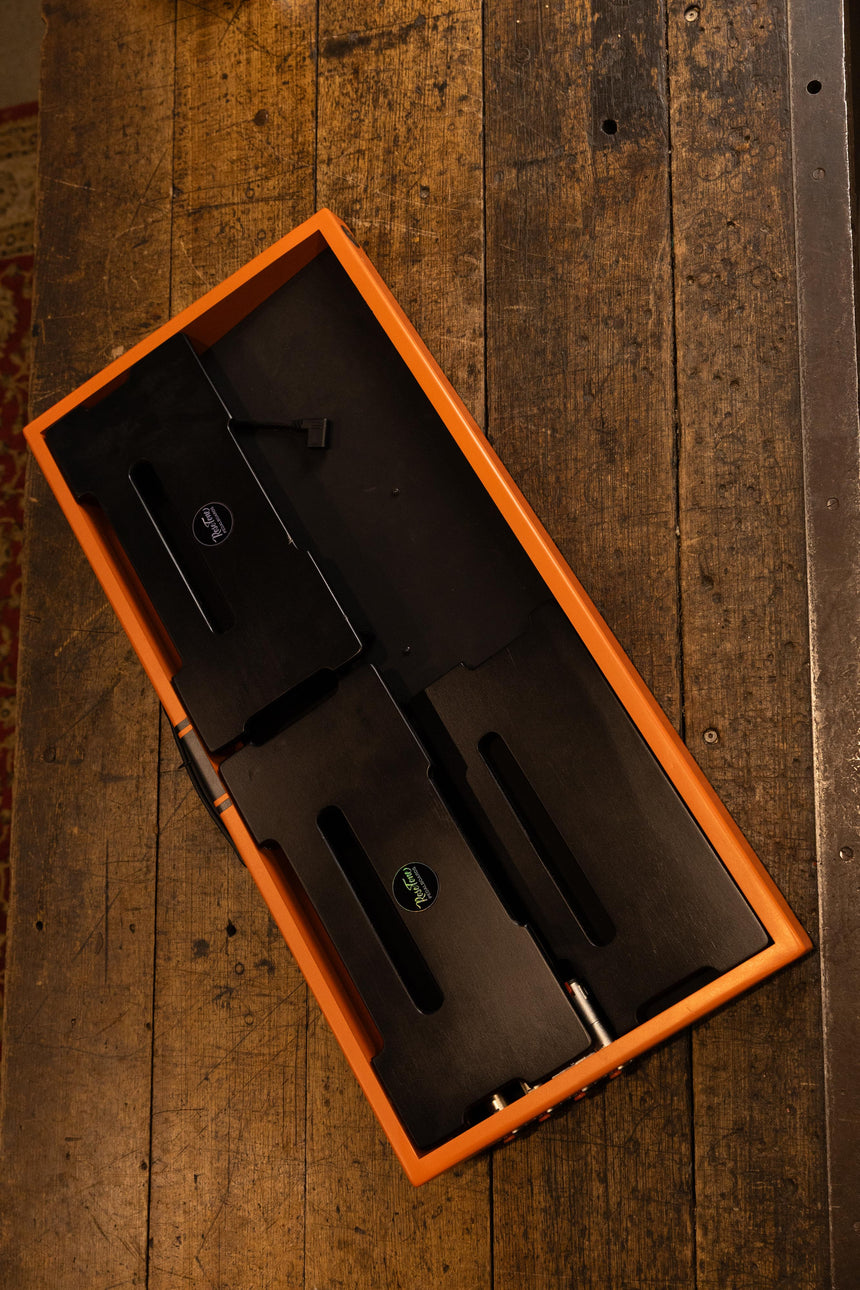 Rose Tone Pedalboard - Large Orange Tiered