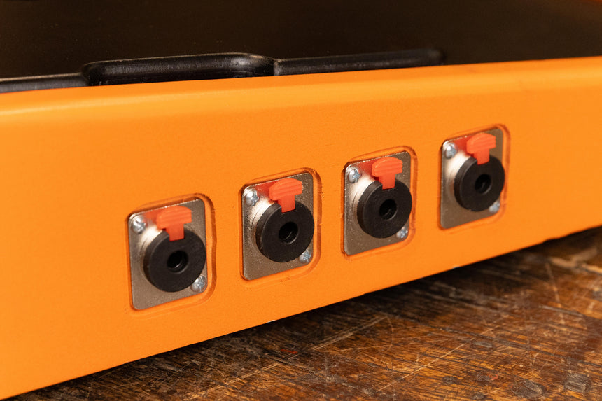 Rose Tone Pedalboard - Large Orange Tiered