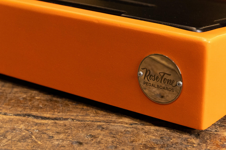 Rose Tone Pedalboard - Large Orange Tiered