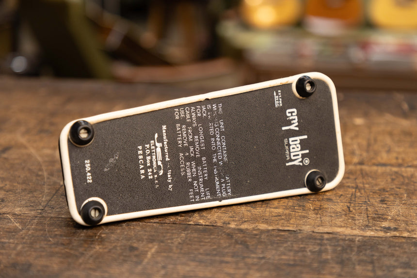 Vintage Jen Crybaby Super Wah 1970’s - Black