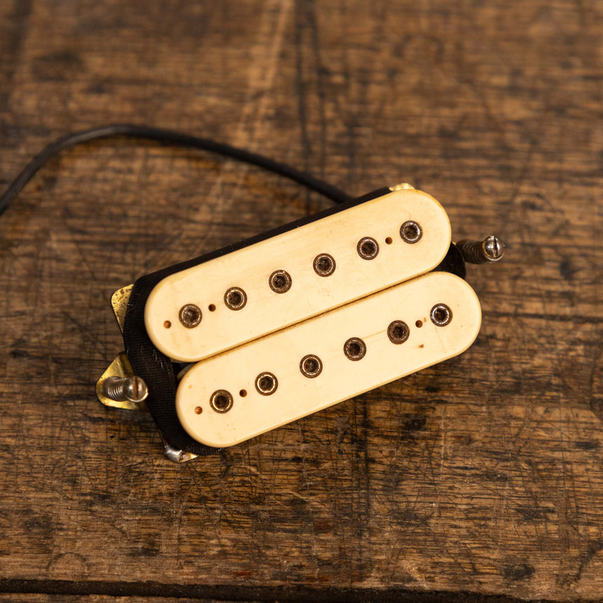 Vintage DiMarzio DP100 Super Distortion F Spaced Neck Humbucker Pickup 80s 90s Creme