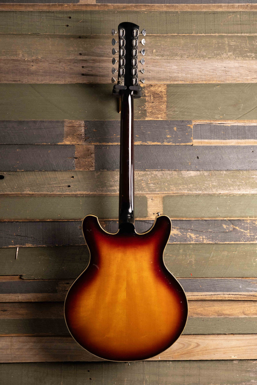 Yamaha SA-20 12-String Hollow Body 1968 - 1972 - Sunburst Made in Japan