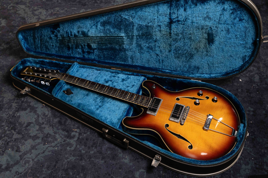 Yamaha SA-20 12-String Hollow Body 1968 - 1972 - Sunburst Made in Japan