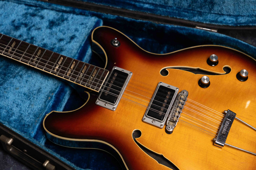 Yamaha SA-20 12-String Hollow Body 1968 - 1972 - Sunburst Made in Japan