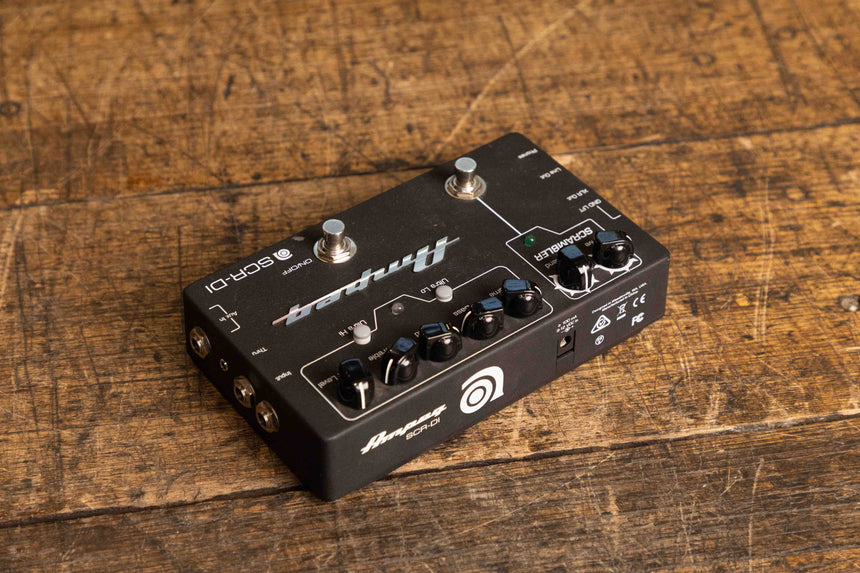 Ampeg SCR‑DI Bass DI Preamp with Scrambler Overdrive Pedal