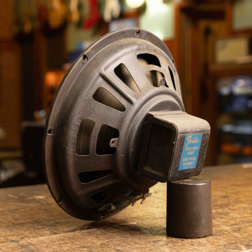 1967 Fender 10” CTS Alnico “Special Design” Speakers #023044 8ohm Blue Label