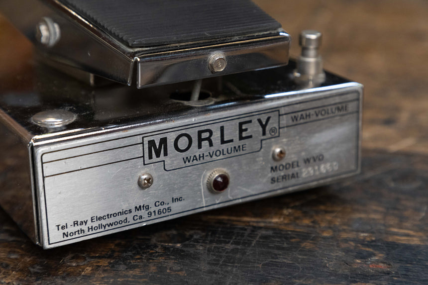 Morley WVO Wah-Volume Pedal 1970s Chrome