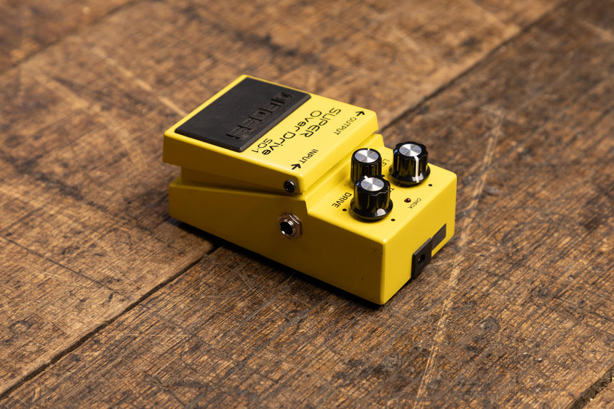 Boss SD-1 Super OverDrive (Silver Label) 1997 - Present - Yellow