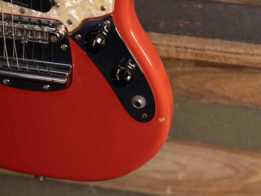 Squier Vintage Modified Mustang Electric Guitar - Fiesta Red
