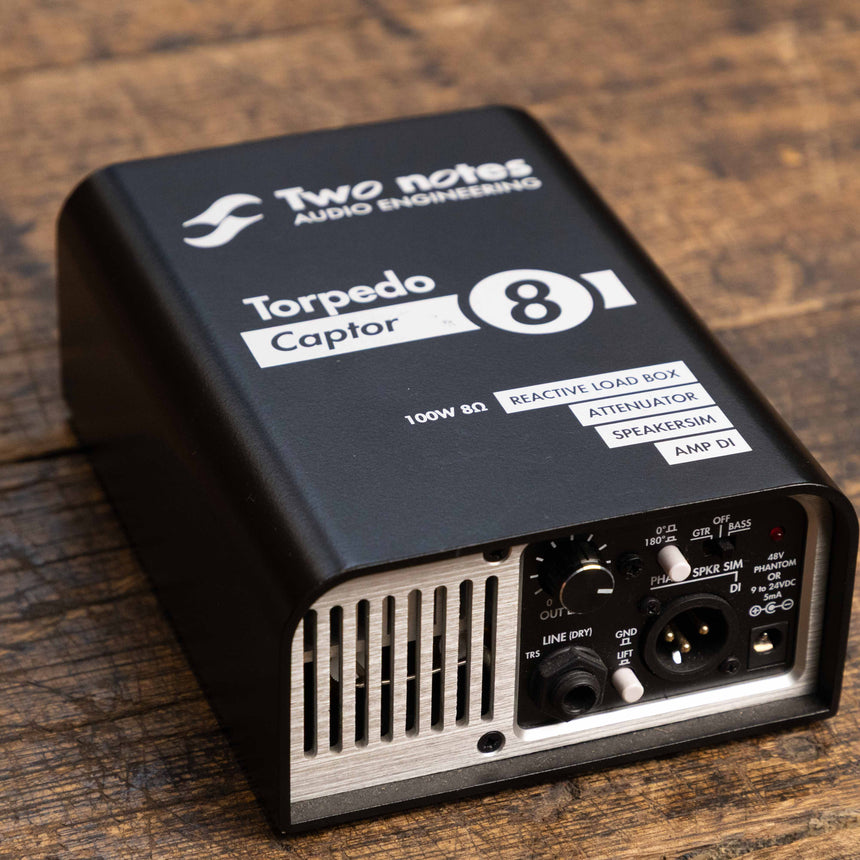 Two Notes Torpedo Captor Loadbox/Attenuator/DI - 8 Ohm
