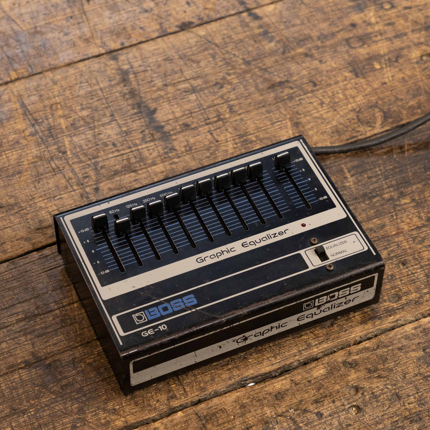 Boss GE-10 Graphic Equalizer Pedal - Converted for Australian Use